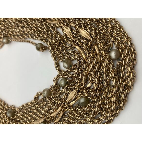 VTG Accessocraft NYC Necklace Women's Jewelry Beads and Chains - Statement Piece - Picture 3 of 5